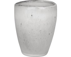 Broste Copenhagen Beker Nordic Sand grijs/wit 250 ml