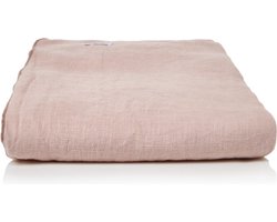 Broste Copenhagen chique linnen tafellaken tafelkleed Gracie in de kleur Fawn Roze 160 x 200 cm