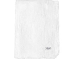 Broste Copenhagen chique linnen tafellaken tafelkleed Gracie in de kleur wit 160 x 300 cm