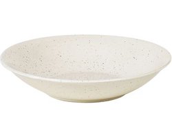 Broste Copenhagen - Diep bord 'Nordic Vanilla' - Ø22.5cm