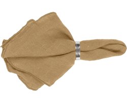 Broste Copenhagen Gracie servet - Indian Tan/Cognac