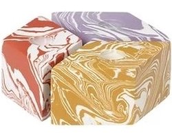 Broste Copenhagen Isso kandelaar set van 3 4x7cm H3cm color mix oranje