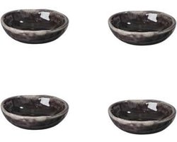 Broste Copenhagen Nordic Coal servies boterschaaltje set van 4 Ø 7 xH 2 cm - Butter Bowl