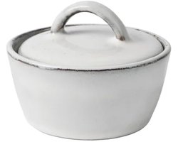 Broste Copenhagen Nordic Sand servies kom met deksel Ø8 x H6 cmBowl with lid