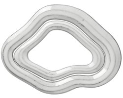 Broste copenhagen Nordic Sand servies set van 2 onderzetters W19 x L25 x H1,8 cm Reactive glazed stoneware