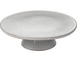 Broste Copenhagen Nordic Sand taart plateau etagere Reactive glazed stoneware Ø30 x H10 cm