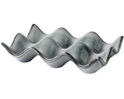 Broste Copenhagen Nordic Sea ei tray W10 x L15 x H3 cm - Glazed stoneware
