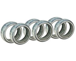 Broste Copenhagen Nordic Sea Servet ringen set van 6 - Napking Ring Ø4,5 x H1,5 cm Reactive glazed stoneware