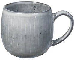 Broste Copenhagen Nordic Sea set van 4 theebekers met oor Reactive glazed stoneware Ø 10 x H10 cm, 45 cl