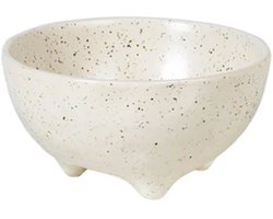 Broste Copenhagen Nordic Vanilla Servies kom op pootjes Ø11 x H5,5 cm Bowl with Small Feet