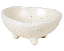 Broste Copenhagen Nordic Vanilla Servies kom op pootjes S Ø8,5 x H3,5 cm Bowl with Small Feet