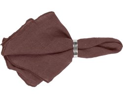 Broste Copenhagen - Servet Gracie - Aubergine