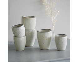Broste Copenhagen - set van 4 espresso mokken - Nordic Sand