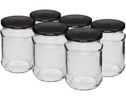 Browin glazen potjes 250ml 6 stuks met twist-off deksel