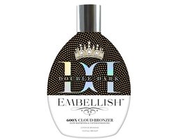 Brown Sugar Double Dark EMBELLISH Zonnebankcreme - met DHA - 600X Coud Bronzers - 400 ML