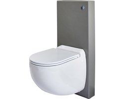 Broyeurtoilet Sani-wand Plus - Betongrijs