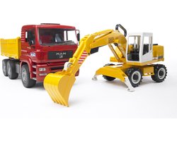 Bruder 2751 MAN vrachtwagen met Liebherr kraan