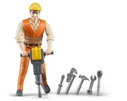 Bruder - Bworld Figuur Constructie Werker - Realistische details