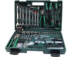 Brüder Mannesmann - 29099 - Zeer complete Gereedschapskoffer (met inhoud) - 99-delig - duurzaam - chroom-vanadium staal - hoge kwaliteit