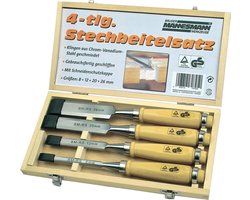 Brüder Mannesmann 66104 4-delige Beitelset - 8-26mm
