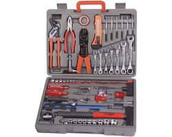 Brüder Mannesmann Gereedschapskoffer - 555-delig -  Inclusief gereedschap