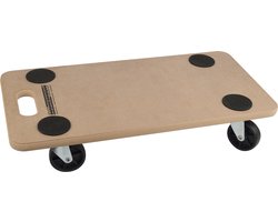 Bruder Mannesmann Meubelroller transporthulp - MDF hout - zwenkwielen - 200 kilo draagvermogen - meubelhondje