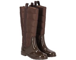 Bruin gevoerde Fashion dames regenlaars van XQ - maat 41