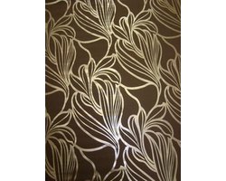 BRUIN GOUD RETRO BEHANG 52031