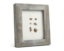 Bruin houten fotolijst vintage look – staande en hangende fotolijst – rustieke foto houder met verweerde afwerking – landelijke wand decoratie voor thuis en kantoor
