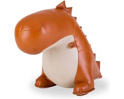 BRUINE DINOSAURUS BOEKENSTEUN ZUNY