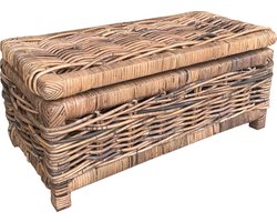 Bruine Rieten Opbergmand - 60x30xH30 cm