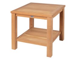 Brulo - Teak -lounge -  Tuintafel - 50 x 50 cm - bijzettafel - tuin_ - tafel