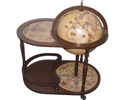 Brulo - Wereldbol - Globe - Globebar - barglobe Pizarro 40 cm