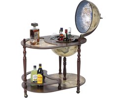Brulo Wereldbol Globe Globebar Tasman SKY 40 cm
