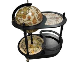 Brulo Wereldbol Globe Globebar Tasman white 40 cm