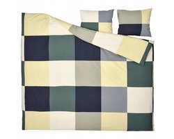 BRUNKRISSLA Beddengoedset 200x200 cm - Groen/Multicolor