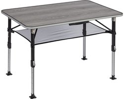 Brunner ELÙ NG 120 - Campingtafel 120 x 80 x 42/70 cm - Honingraat blad - Verstelbare poten - Aluminium frame en opbergnet