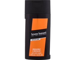 Bruno Banani - Absolute men - Hair & Body Shower - 250 ml - Douchegel Heren - Voordeel Set 3 Stuks