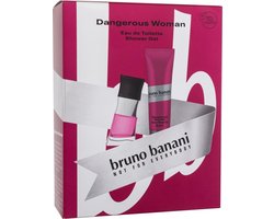 Bruno Banani Dangerous Woman, bold and feminine 30ml Eua de Toilette & 50ml showergel zeer leuk om als geschenk te geven