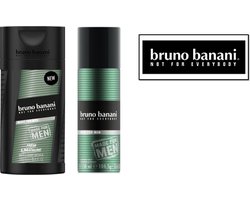 Bruno Banani  Made for Men - Douchegel Flacon 250 ml & Deodorant Bodyspray 150 ml