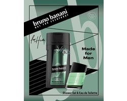 Bruno Banani Made for Men Giftset - 30 ml eau de toilette spray + 250 ml showergel - cadeauset voor heren