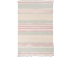 Brunotti - Stripey - Strandhanddoek Aqua Grey - Unisex - 100% Katoen - 100 x 150 CM - Strandlaken - ONE SIZE