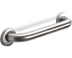 Brute Strength - Handgreep voor bad of douche - 30 cm - Wandbeugel - RVS Handgreep - Wandgreep voor badkamer - Douche - Toilet - Toiletbeugel - Badgreep - Douchegreep