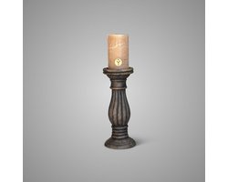 Brynxz - Kandelaar - Majestic Brown - With Lines - M - D.11 H.26