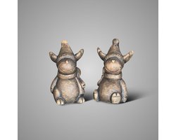 Brynxz - Set van 2 - Rendieren - Kerst - D.8 H.13