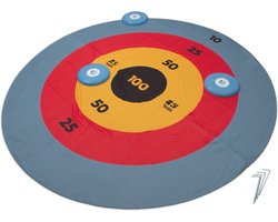 BS Toys Disc Deluxe Werpspel - Disc Gooien Spel - Kinderspeelgoed 1 tot 4 Spelers - Buitenspeelgoed - Werpspel kinderen - Gezelschapspellen kinderen - Cadeau kind - Spelletjes voor kinderen - Buiten speelgoed - Buitenspel - Buiten Spellen