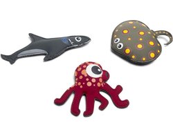 BS Toys Water Duikdieren - 19 X 10 cm - Neopreen Opduikdieren - Zwembad Spel - Duikspeelgoed - Speelgoed - 3 Stuks