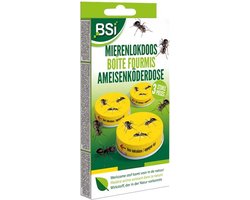 BSI – Mierenlokdoos – Mieren bestrijden – Mierenlokdoosjes binnen en buiten – 3 stuks
