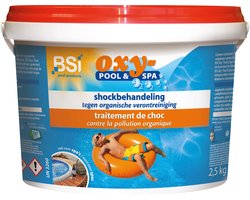 BSI - Oxy-Pool & Spa - Schokbehandeling tegen vuildeeltjes in het water - Zwembad - Spa - 2,5 kg
