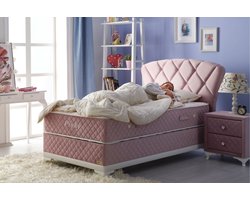 BSS Bedding Pinky - Boxspring - Boxspring voor Jongeren - 90x200
